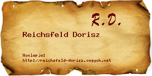 Reichsfeld Dorisz névjegykártya